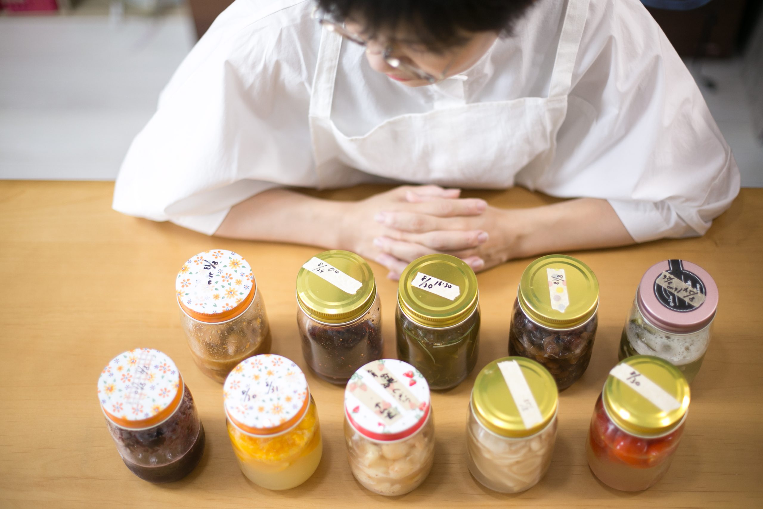 フルーツ種の瓶